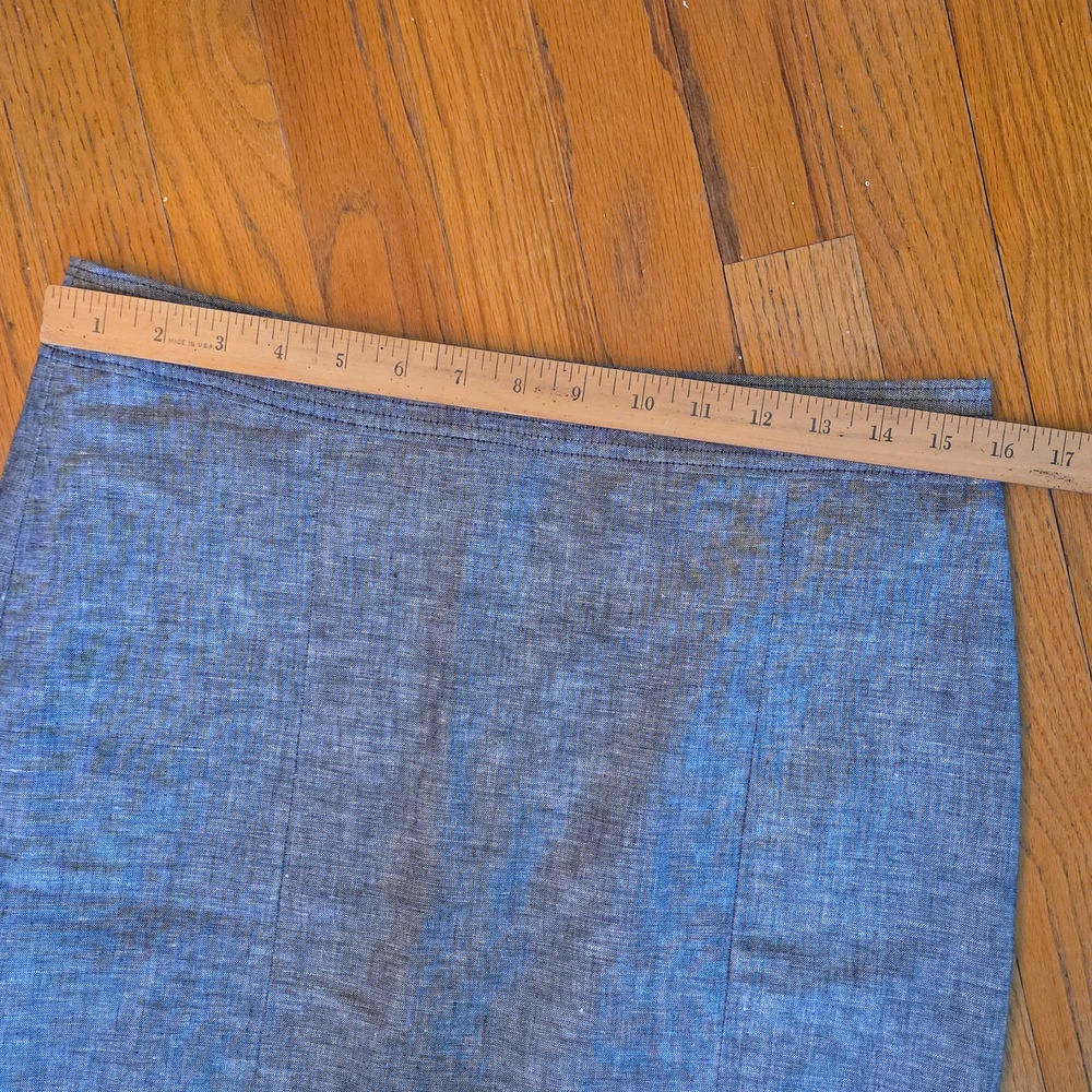 Banana Republic Size 8 Linen A-Line Skirt - BEAUTIFUL! - Picture 3 of 13